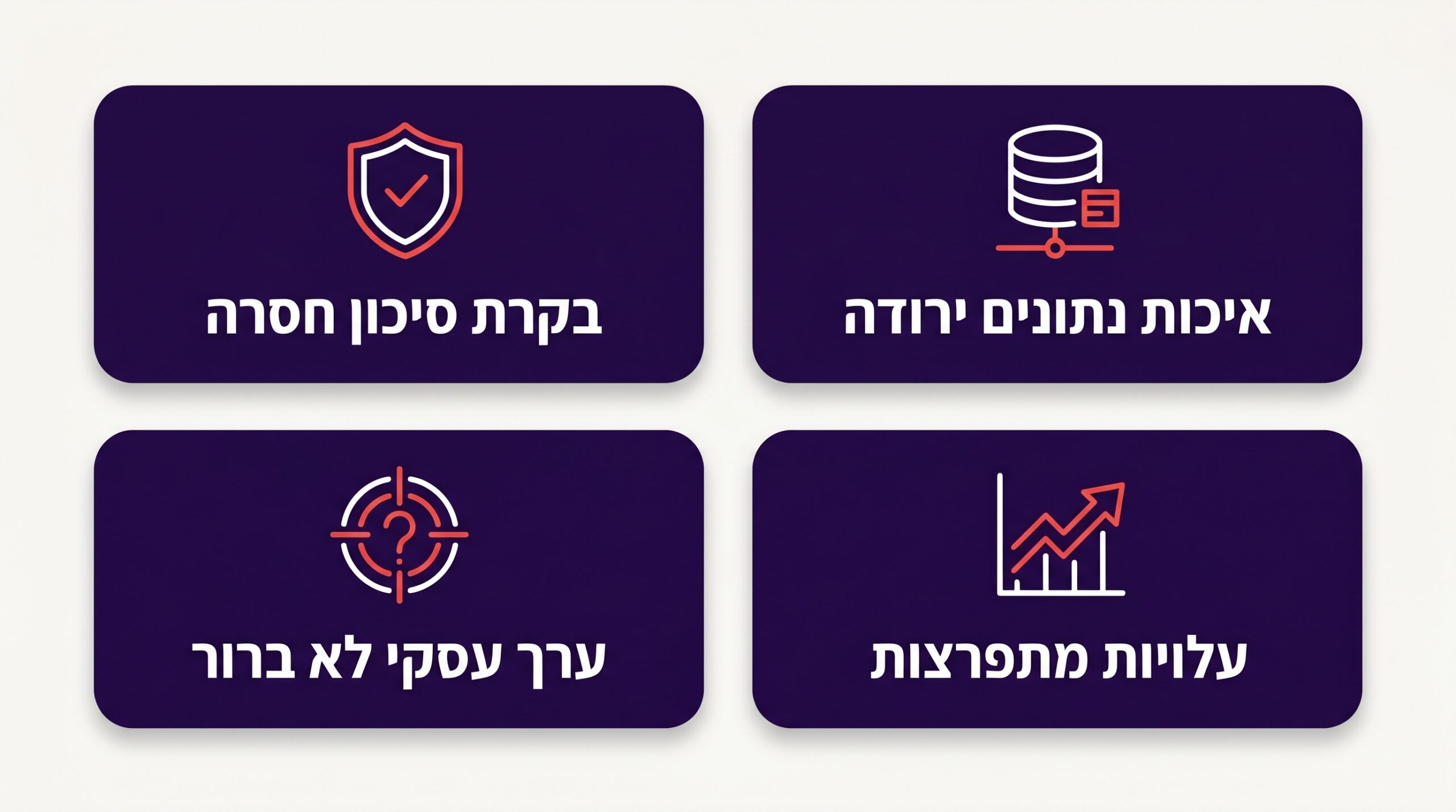 ארבע סיבות הכישלון של הטמעות AI: איכות נתונים, בקרת סיכון, עלויות וערך עסקי לא ברור